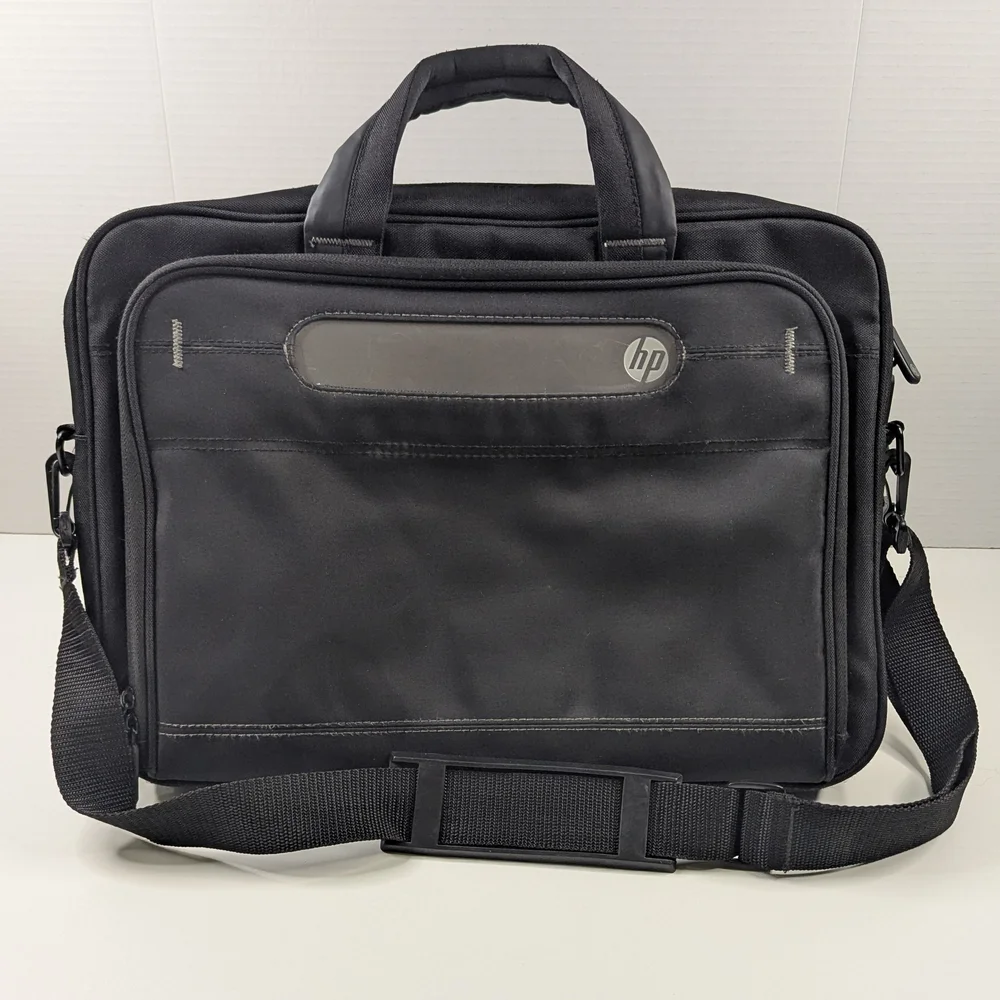 HP Black‎ Laptop Bag With Shoulder Strap Men